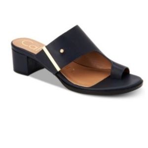 Calvin Klein Daria Nappa Slides SZ 7.5 EUC!